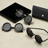 Men Polarized Fashion Adjustable Sunglasses Nd Filter Glasses ND9 Speed Dimming Sun Glasses Round Fishing Driving Eyewear UV400