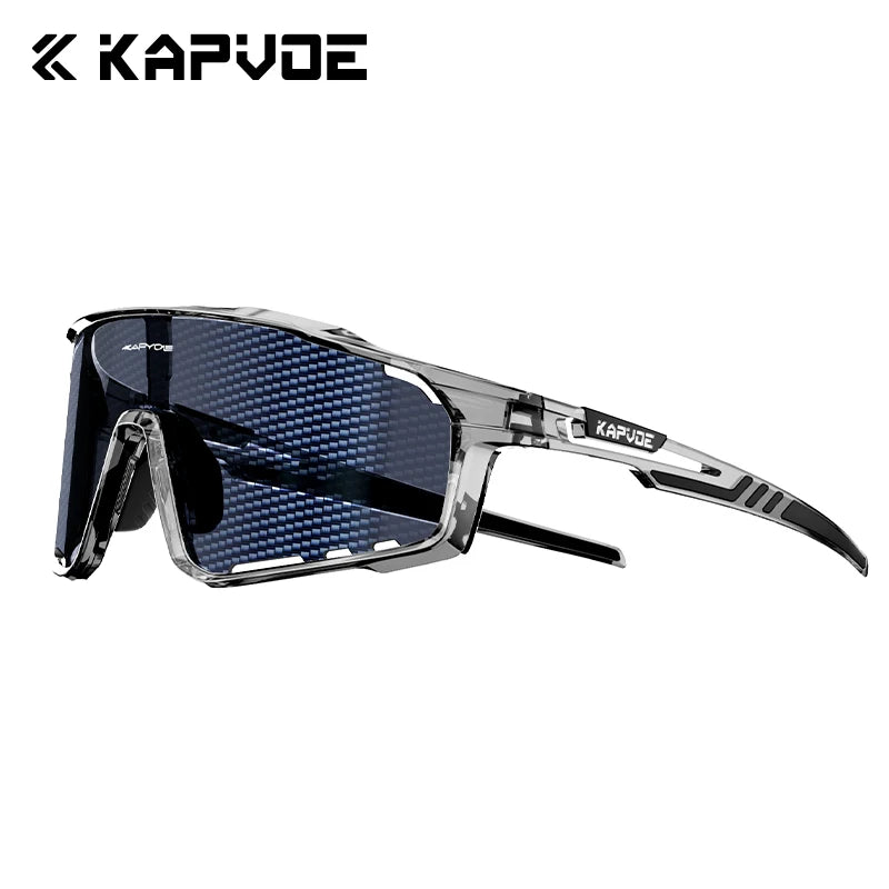KAPVOE New Technology Nano Lenses Cycling Glasses Outdoor Sports Sunglasses Bike Eyewear Men Women MTB Bicycle UV400 Protective