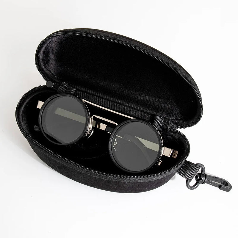 Fashion ND2-400 Adjustable Dimming Glasses ND Filter 9 Level Fishing Sunglasses UV400 With Glasse Case Eyewear Driving