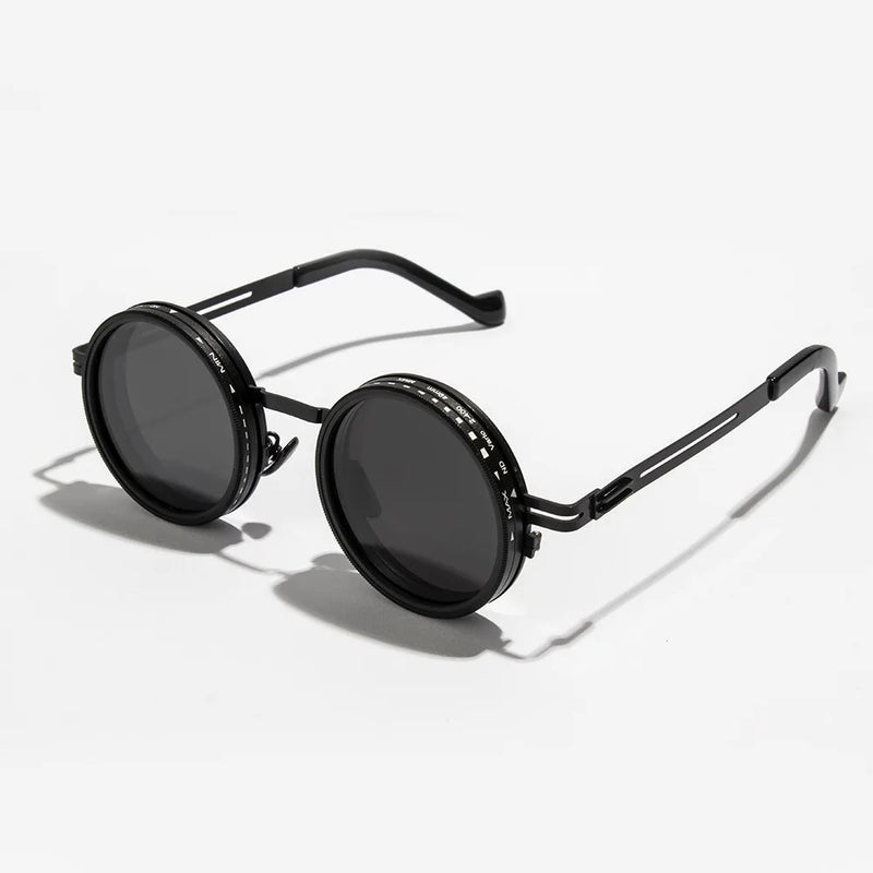 Fashion ND2-400 Adjustable Dimming Glasses 9 Level UV400 Fishing Sunglasses With Glasse Case ND Filter Sun Glasses Driving