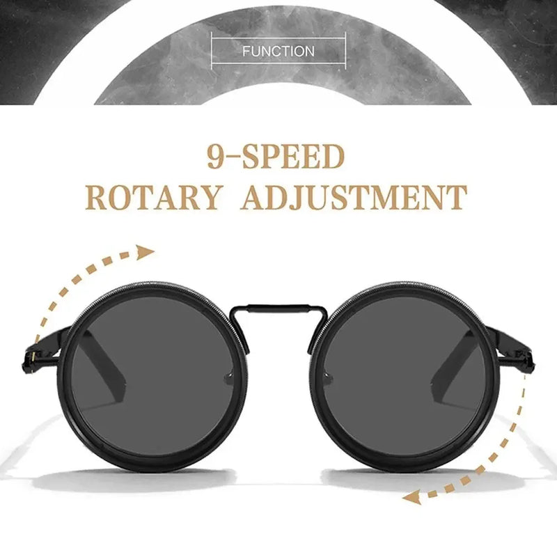 Fashion ND2-400 Adjustable Dimming Glasses 9 Level ND Filter Sunglasses UV400 Sun Glasses Outdoor