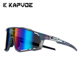 KAPVOE New Technology Nano Lenses Cycling Glasses Outdoor Sports Sunglasses Bike Eyewear Men Women MTB Bicycle UV400 Protective