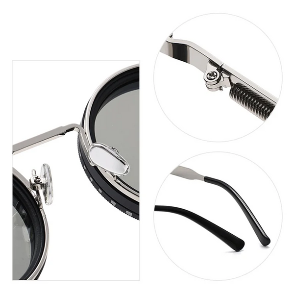 A61P ND9 Fishing Filter Adjustable Dimming Polarized Sunglasses UV Resistant High-Definition Glasses 49Mm