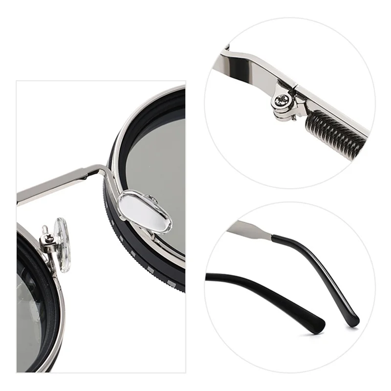 A61P ND9 Fishing Filter Adjustable Dimming Polarized Sunglasses UV Resistant High-Definition Glasses 49Mm