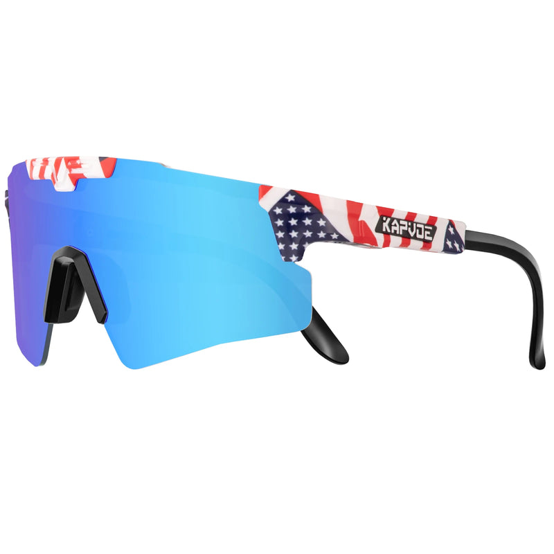 Kapvoe Outdoor Riding Sunglasses UV400 Protection Glasses Hiking Goggles Fishing Eyewear Men Women Sports Polarized Eyewear