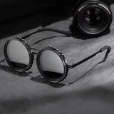 Black Metal Frame adjustable dimming glasses fishing sunglasses UV anti UV polarized sunglasses ND filter With Glasse Case Set