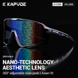 KAPVOE New Technology Nano Lenses Cycling Glasses Outdoor Sports Sunglasses Bike UV400 Eyewear Men Women Road Bicycle Goggles