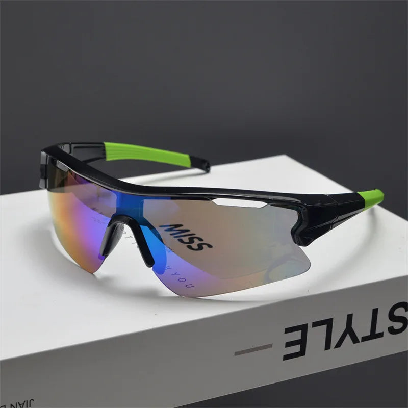 New Cycling Glasses Bike Sunglasses Men Eyewear Outdoor Sports Goggles Bicycle Women Riding Hiking Sunglasses for Male Female