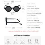 New ND2-400 Adjustable Dimming Glasses ND Filter UV400 Fishing Sunglasses Round 9 Level Eyewear Outdoor
