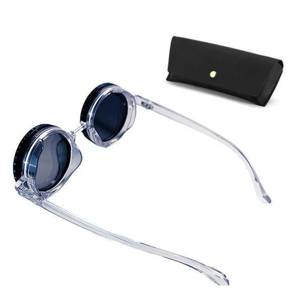 New ND2-400 Adjustable Dimming Glasses ND Filter UV400 Fishing Sunglasses 9 Level With Glasse Case Eyewear Outdoor