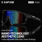 KAPVOE New Technology Nano Lenses Cycling Glasses Outdoor Sports Sunglasses Bike UV400 Eyewear Men Women Road Bicycle Goggles