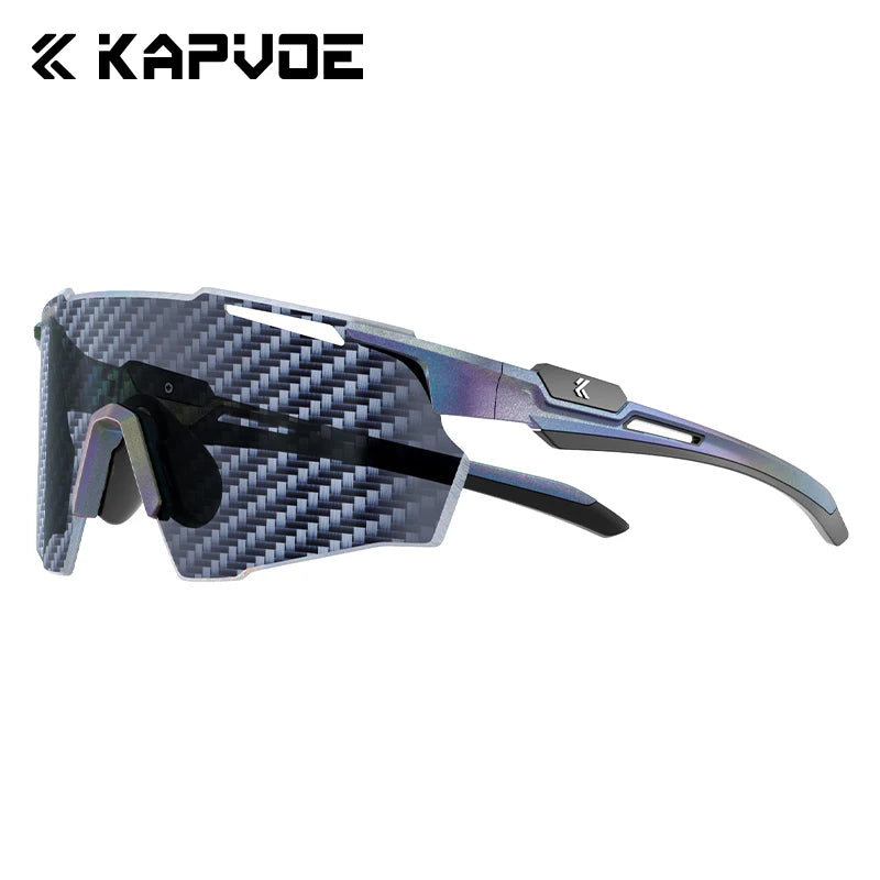 KAPVOE New Technology Nano Lenses Cycling Glasses Outdoor Sports Sunglasses Bike UV400 Eyewear Men Women Road Bicycle Goggles